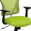 image:imageFlash Furniture Alfred MidBack Red Mesh Swivel Task Office Chair with Chrome Base and ArmsGreen