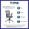 image:imageFlash Furniture Alfred MidBack Red Mesh Swivel Task Office Chair with Chrome Base and ArmsGrey