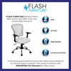 image:imageFlash Furniture Alfred MidBack Red Mesh Swivel Task Office Chair with Chrome Base and ArmsWhite