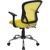 image:imageFlash Furniture Alfred MidBack Red Mesh Swivel Task Office Chair with Chrome Base and ArmsYellow