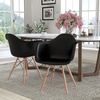 image:imageFlash Furniture Alonza Series Green Plastic Chair with Wooden LegsBlack