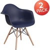 image:imageFlash Furniture Alonza Series Green Plastic Chair with Wooden LegsNavy