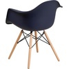 image:imageFlash Furniture Alonza Series Green Plastic Chair with Wooden LegsNavy