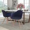 image:imageFlash Furniture Alonza Series Green Plastic Chair with Wooden LegsNavy