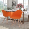 image:imageFlash Furniture Alonza Series Green Plastic Chair with Wooden LegsOrange