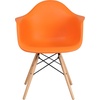 image:imageFlash Furniture Alonza Series Green Plastic Chair with Wooden LegsOrange