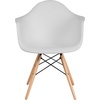 image:imageFlash Furniture Alonza Series Green Plastic Chair with Wooden LegsWhite