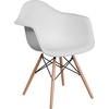 image:imageFlash Furniture Alonza Series Green Plastic Chair with Wooden LegsWhite