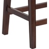 image:imageFlash Furniture Alphus 26 High Backless Cappuccino Wood Counter Height Stool with Black LeatherSoft Saddle SeatCappuccino