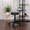 image:imageFlash Furniture Baker Black Adjustable Doctors Stool on Wheels with Ergonomic Molded Seat