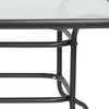 image:imageFlash Furniture Bellamy 2375 Round IndoorOutdoor Tempered Glass Metal Frame Side TableClear TopBlack Frame
