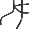 image:imageFlash Furniture Bellamy 2375 Round IndoorOutdoor Tempered Glass Metal Frame Side TableClear TopBlack Frame