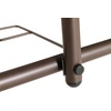 image:imageFlash Furniture Bellamy 2375 Round IndoorOutdoor Tempered Glass Metal Frame Side TableClear TopBronze Frame