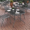 image:imageFlash Furniture Bellamy 2375 Round IndoorOutdoor Tempered Glass Metal Frame Side TableClear TopSilver Frame