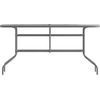 image:imageFlash Furniture Bellamy 2375 Round IndoorOutdoor Tempered Glass Metal Frame Side TableClear TopSilver Frame