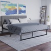 image:imageFlash Furniture Bentley 14 Metal Platform Bed Frame  Black FrameSteel Slat Supports  125 Underbed Storage  No Box Spring Needed  Quick Lock FunctionalityKing