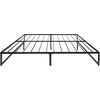 image:imageFlash Furniture Bentley 14 Metal Platform Bed Frame  Black FrameSteel Slat Supports  125 Underbed Storage  No Box Spring Needed  Quick Lock FunctionalityKing