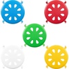 image:imageFlash Furniture Bentley Plastic Nesting Stack Stools 115Height Assorted Colors 5 Pack