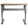 image:imageFlash Furniture Berkley Adjustable Drawing and Drafting Table with Pewter Frame