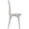 image:imageFlash Furniture Betsy Commercial Solid Wood Dining Chair Thonet Style Stackable Design Mortise and Tenon 350 lbs Static Weight Capacity Early AmericanWhite Wash