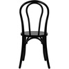 image:imageFlash Furniture Betsy Commercial Solid Wood Dining Chair Thonet Style Stackable Design Mortise and Tenon 350 lbs Static Weight Capacity Early AmericanBlack