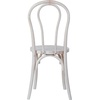 image:imageFlash Furniture Betsy Commercial Solid Wood Dining Chair Thonet Style Stackable Design Mortise and Tenon 350 lbs Static Weight Capacity Early AmericanWhite Wash