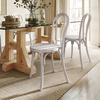 image:imageFlash Furniture Betsy Commercial Solid Wood Dining Chair Thonet Style Stackable Design Mortise and Tenon 350 lbs Static Weight Capacity Set of 2 White WashWhite Wash