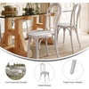 image:imageFlash Furniture Betsy Commercial Solid Wood Dining Chair Thonet Style Stackable Design Mortise and Tenon 350 lbs Static Weight Capacity Set of 2 White WashWhite Wash