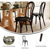 image:imageFlash Furniture Betsy Commercial Solid Wood Dining Chair Thonet Style Stackable Design Mortise and Tenon 350 lbs Static Weight Capacity Set of 2 White WashEarly American Wood
