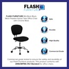 image:imageFlash Furniture Beverly MidBack Swivel Mesh Office Chair with Padded Seat HeightAdjustable Ergonomic Padded Office Desk Chair BlackChromeBlack