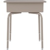 image:imageFlash Furniture Billie Student Desk  Gray Open Front Metal School Desk  24W x 18D Adjustable Height Durable Desk for School or Remote Learning Set of 5Gray GraniteSilver