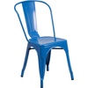 image:imageFlash Furniture Blake Commercial Grade 4 Pack Distressed Orange Metal IndoorOutdoor Stackable ChairBlue