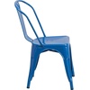 image:imageFlash Furniture Blake Commercial Grade 4 Pack Distressed Orange Metal IndoorOutdoor Stackable ChairBlue