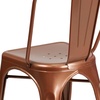image:imageFlash Furniture Blake Commercial Grade 4 Pack Distressed Orange Metal IndoorOutdoor Stackable ChairCopper