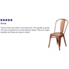 image:imageFlash Furniture Blake Commercial Grade 4 Pack Distressed Orange Metal IndoorOutdoor Stackable ChairCopper