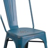 image:imageFlash Furniture Blake Commercial Grade 4 Pack Distressed Orange Metal IndoorOutdoor Stackable ChairDistressed Antique Blue