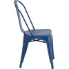 image:imageFlash Furniture Blake Commercial Grade 4 Pack Distressed Orange Metal IndoorOutdoor Stackable ChairDistressed Antique Blue
