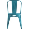 image:imageFlash Furniture Blake Commercial Grade 4 Pack Distressed Orange Metal IndoorOutdoor Stackable ChairDistressed Blue