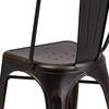 image:imageFlash Furniture Blake Commercial Grade 4 Pack Distressed Orange Metal IndoorOutdoor Stackable ChairDistressed Copper