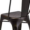 image:imageFlash Furniture Blake Commercial Grade 4 Pack Distressed Orange Metal IndoorOutdoor Stackable ChairDistressed Copper