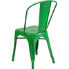 image:imageFlash Furniture Blake Commercial Grade 4 Pack Distressed Orange Metal IndoorOutdoor Stackable ChairDistressed Green