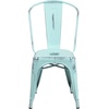 image:imageFlash Furniture Blake Commercial Grade 4 Pack Distressed Orange Metal IndoorOutdoor Stackable ChairDistressed Greenblue