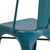 image:imageFlash Furniture Blake Commercial Grade 4 Pack Distressed Orange Metal IndoorOutdoor Stackable ChairDistressed Kelly Blueteal