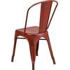 image:imageFlash Furniture Blake Commercial Grade 4 Pack Distressed Orange Metal IndoorOutdoor Stackable ChairDistressed Kelly Red