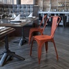 image:imageFlash Furniture Blake Commercial Grade 4 Pack Distressed Orange Metal IndoorOutdoor Stackable ChairDistressed Kelly Red