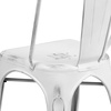 image:imageFlash Furniture Blake Commercial Grade 4 Pack Distressed Orange Metal IndoorOutdoor Stackable ChairDistressed White