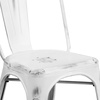 image:imageFlash Furniture Blake Commercial Grade 4 Pack Distressed Orange Metal IndoorOutdoor Stackable ChairDistressed White