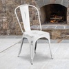 image:imageFlash Furniture Blake Commercial Grade 4 Pack Distressed Orange Metal IndoorOutdoor Stackable ChairDistressed White