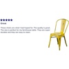image:imageFlash Furniture Blake Commercial Grade 4 Pack Distressed Orange Metal IndoorOutdoor Stackable ChairDistressed Yellow