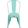 image:imageFlash Furniture Blake Commercial Grade 4 Pack Distressed Orange Metal IndoorOutdoor Stackable ChairMint Green